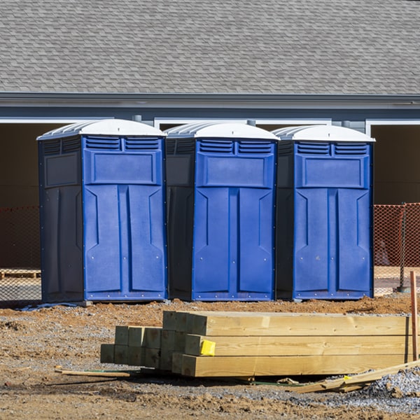 are there any restrictions on where i can place the portable restrooms during my rental period in Ophiem IL